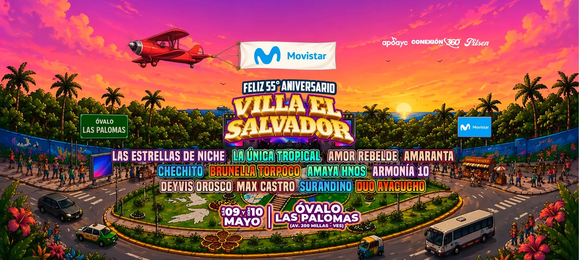 Radio La Tremenda - Villa El Salvador tira la casa por la ventana: Mega concierto por su 55° Aniversario reunirá a las estrellas del momento